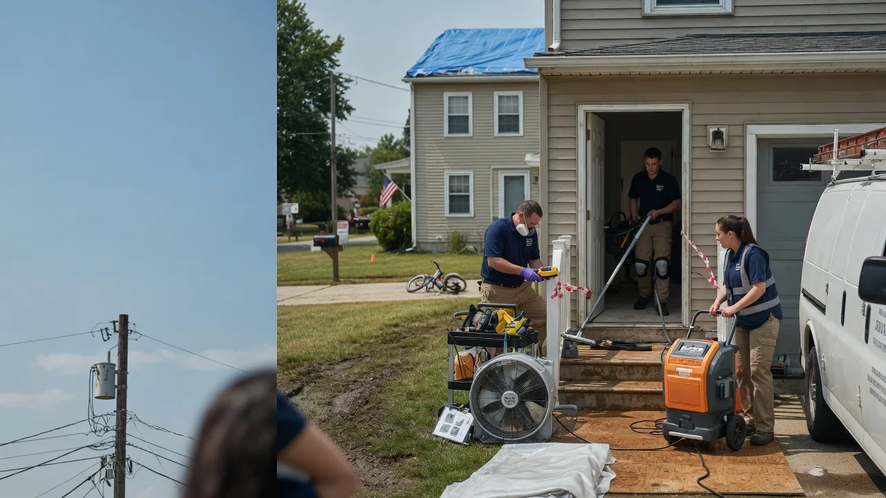 Water Damage Repair in New London, OH near me